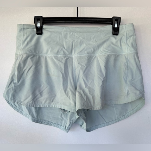Lululemon Speedup HR 2.5” Size 10 Light Blue‎ - Picture 1 of 6
